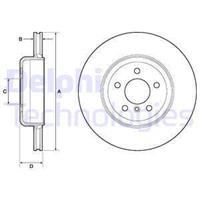 Delphi Bremsscheibe Hinterachse  BG9130C