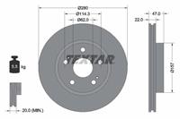 Textar Bremsscheibe Vorderachse  92222100