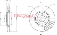 Metzger Bremsscheibe Vorderachse  6110622