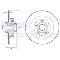 Delphi Remschijf BG9134RS