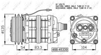 NRF Kompressor, Klimaanlage  32163G