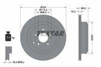 Textar Bremsscheibe Hinterachse  92242603