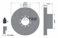 Textar Bremsscheibe Vorderachse  93222700