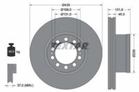 Textar Bremsscheibe  93291200