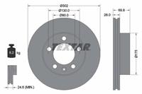 Textar Bremsscheibe Vorderachse  92228600