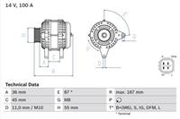 Generator Bosch 0 986 046 120