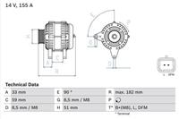 Generator Bosch 0 986 046 250