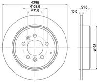 Hella Pagid GmbH Remschijf 50369 8DD355108431