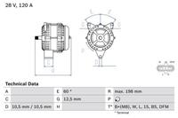 Bosch Generator  0 986 082 930