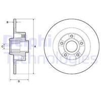 Delphi Remschijf BG9135RS