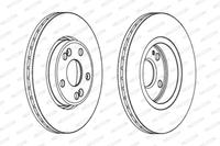 Ferodo Bremsscheibe Vorderachse  DDF1123C