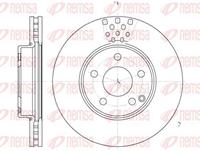 Remsa Bremsscheibe Vorderachse  6676.10