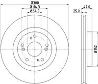 honda Remschijf Gecoat 54779PRO