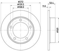 Hella Bremsscheibe Vorderachse  8DD 355 100-381