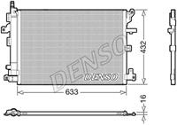 Condensor, airconditioning DENSO, u.a. für Volvo