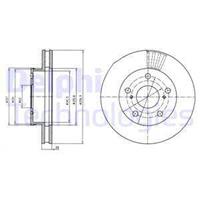 Delphi Bremsscheibe Vorderachse  BG4181