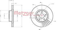 Metzger Bremsscheibe Vorderachse  6110082