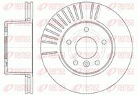 Remsa Bremsscheibe Vorderachse  6638.10