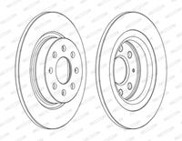 Ferodo Remschijf DDF1299C