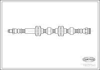 Corteco Bremsschlauch Vorderachse  19031593