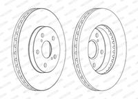 Ferodo Remschijf DDF1446C