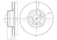 Metelli Bremsscheibe Vorderachse  23-0693C