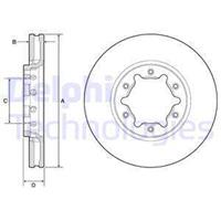 Remschijf DELPHI BG9179, 1 deel