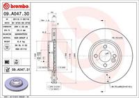 Brembo Bremsscheibe Vorderachse  09.A047.30