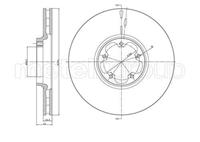 Metelli Bremsscheibe Vorderachse  23-0702