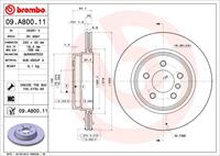 Brembo Bremsscheibe  09.A800.11