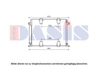 AKS Dasis Kondensator, Klimaanlage  322029N