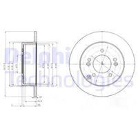 Remschijven DELPHI BG4260, 2 deel
