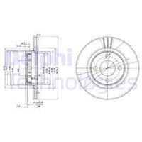 Remschijven DELPHI BG2784, 2 deel