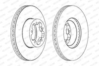 Ferodo Remschijf DDF1555C