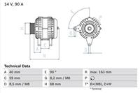 Bosch Generator  0 986 040 330