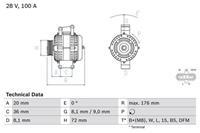 Bosch Generator  0 986 047 820