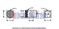 AKS Dasis Kompressor, Klimaanlage  850293N