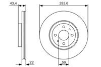 Bosch Bremsscheibe  0 986 479 S01