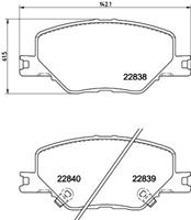 Hella Pagid GmbH Remblokkenset, schijfrem 8DB355039061