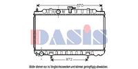 AKS Dasis Kühler, Motorkühlung  070125N
