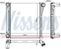 Nissens Intercooler 96136