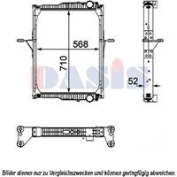 AKS Dasis Kühler, Motorkühlung  390044N