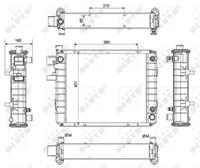 NRF Kühler, Motorkühlung  52298