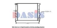 AKS Dasis Kühler, Motorkühlung  180820N