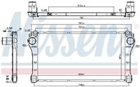 Ladeluftkühler Nissens 96408