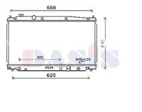 AKS Dasis Kühler, Motorkühlung  010026N