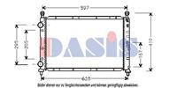 Radiateur AKS Dasis, u.a. für Alfa Romeo