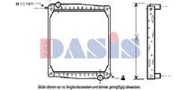 AKS Dasis Kühler, Motorkühlung  270005N