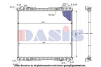 AKS Dasis Kühler, Motorkühlung  270007S