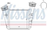 Ladeluftkühler Nissens 96468